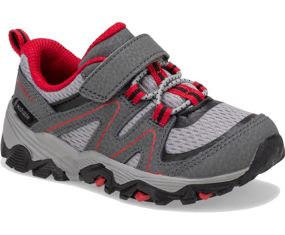 Merrell Vandresko Børn - Trail Quest Jr. - Grå/Rød/Sort - TXR795816